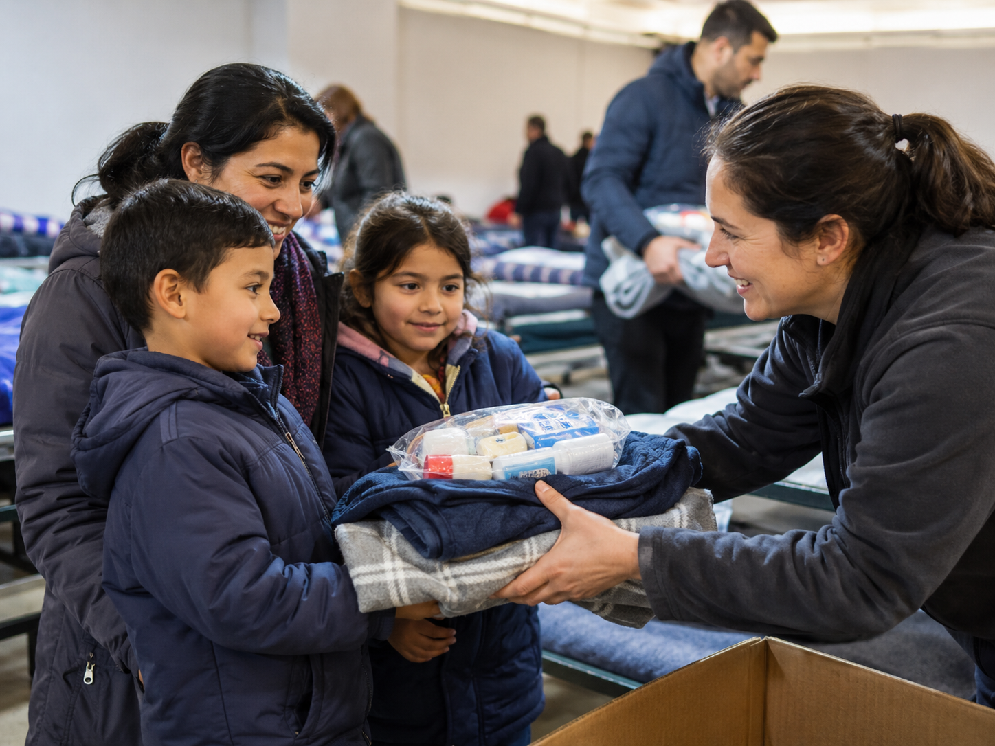 Family shelter and relief support